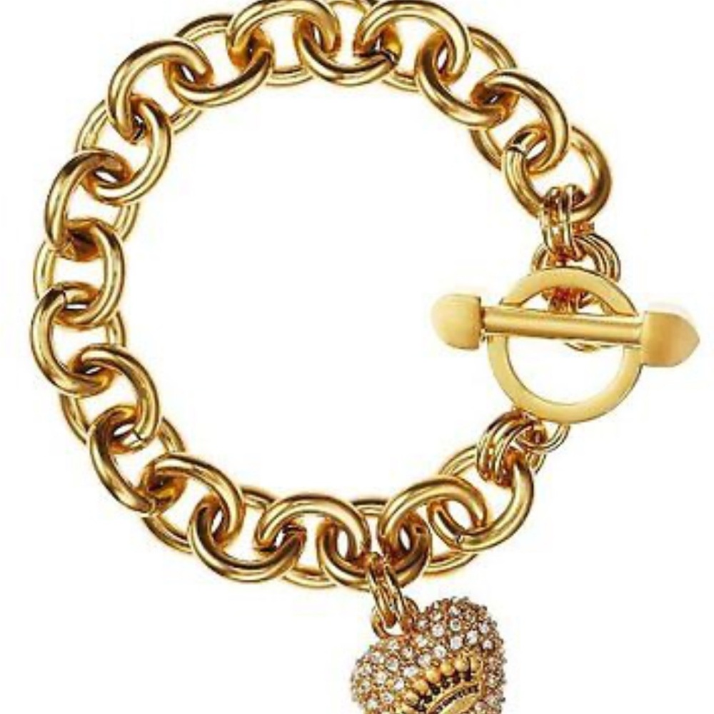 Juicy Couture Bracelet with Heart Pendant